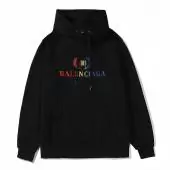 balenciaga sweat jacket homme sweatshirts hoodie rainbow logo black